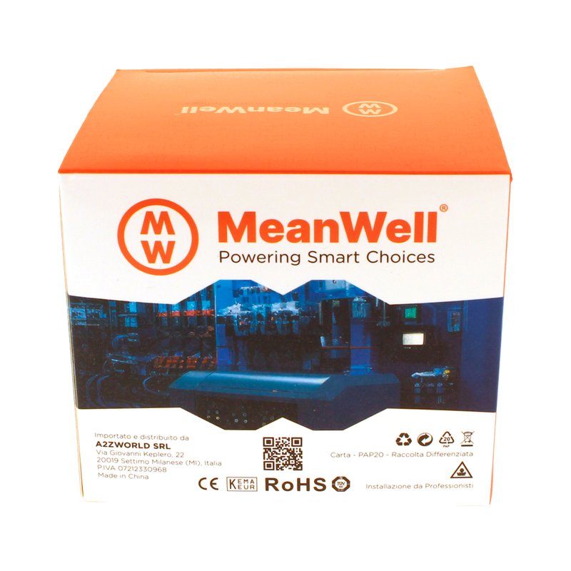 MeanWell RCBO Interruttore Magnetotermico Differenziale Tipo AC Curva C 3P+N 4M 6000A 300mA C40A AC 400V IP20 IEC61009-1