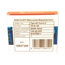 MeanWell RCBO Interruttore Magnetotermico Differenziale Tipo AC Curva C 1P+N 1M 6000A 30mA C6A AC 230V IP20 IEC61009-1
