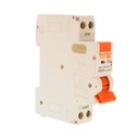 MeanWell RCBO Interruttore Magnetotermico Differenziale Tipo AC Curva C 1P+N 1M 6000A 30mA C10A AC 230V IP20 IEC61009-1