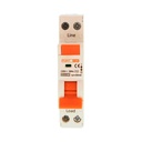 RCBO Interruttore Magnetotermico Differenziale Tipo AC Curva C 1P+N 1M 6000A 30mA C20A AC 230V IP20 IEC61009-1
