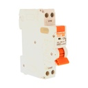 MeanWell RCBO Interruttore Magnetotermico Differenziale Tipo AC Curva C 1P+N 1M 6000A 30mA C20A AC 230V IP20 IEC61009-1
