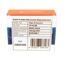 MeanWell RCBO Interruttore Magnetotermico Differenziale Tipo A Curva C 1P+N 2M 6000A 30mA C6A AC 230V IP20 IEC61009-1