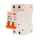 MeanWell RCBO Interruttore Magnetotermico Differenziale Tipo A Curva C 1P+N 2M 6000A 30mA C10A AC 230V IP20 IEC61009-1