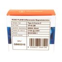 MeanWell RCBO Interruttore Magnetotermico Differenziale Tipo A Curva C 1P+N 2M 6000A 30mA C10A AC 230V IP20 IEC61009-1