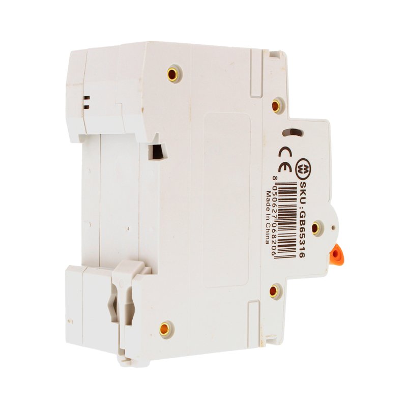 MeanWell RCBO Interruttore Magnetotermico Differenziale Tipo A Curva C 1P+N 2M 6000A 30mA C16A AC 230V IP20 IEC61009-1