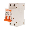 MeanWell RCBO Interruttore Magnetotermico Differenziale Tipo A Curva C 1P+N 2M 6000A 30mA C20A AC 230V IP20 IEC61009-1