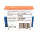 MeanWell RCBO Interruttore Magnetotermico Differenziale Tipo A Curva C 1P+N 2M 6000A 30mA C20A AC 230V IP20 IEC61009-1