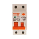 MeanWell RCBO Interruttore Magnetotermico Differenziale Tipo A Curva C 1P+N 2M 6000A 30mA C25A AC 230V IP20 IEC61009-1