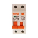 MeanWell RCBO Interruttore Magnetotermico Differenziale Tipo A Curva C 1P+N 2M 6000A 30mA C32A AC 230V IP20 IEC61009-1