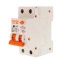 MeanWell RCBO Interruttore Magnetotermico Differenziale Tipo A Curva C 1P+N 2M 6000A 30mA C32A AC 230V IP20 IEC61009-1
