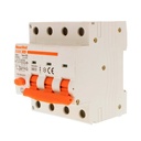 MeanWell RCBO Interruttore Magnetotermico Differenziale Tipo A Curva C 3P+N 4M 6000A 30mA C10A AC 400V IP20 IEC61009-1