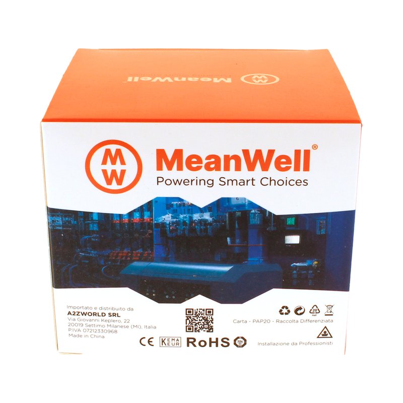 MeanWell RCBO Interruttore Magnetotermico Differenziale Tipo A Curva C 3P+N 4M 6000A 30mA C16A AC 400V IP20 IEC61009-1