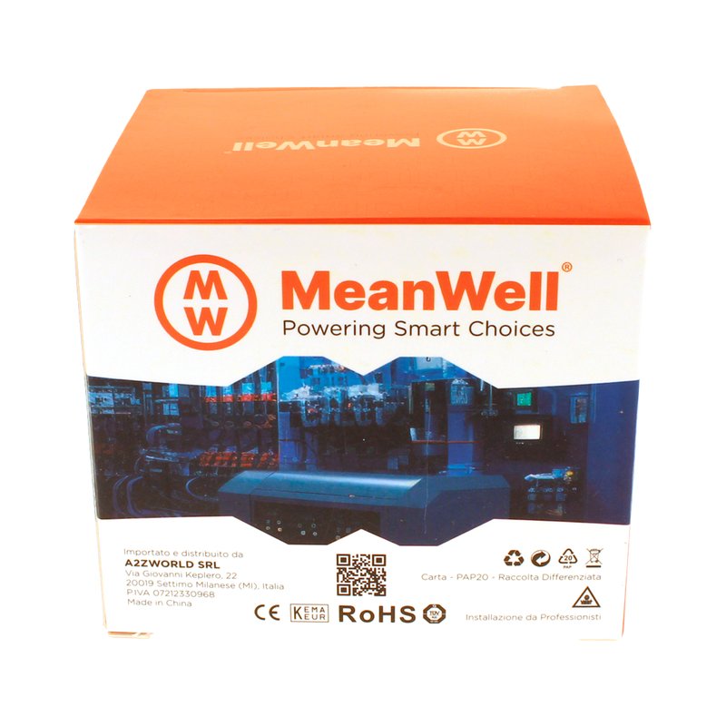 MeanWell RCBO Interruttore Magnetotermico Differenziale Tipo A Curva C 3P+N 4M 6000A 30mA C20A AC 400V IP20 IEC61009-1