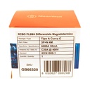 MeanWell RCBO Interruttore Magnetotermico Differenziale Tipo A Curva C 3P+N 4M 6000A 30mA C20A AC 400V IP20 IEC61009-1