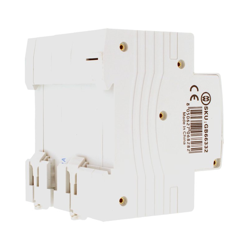 MeanWell RCBO Interruttore Magnetotermico Differenziale Tipo A Curva C 3P+N 4M 6000A 30mA C32A AC 400V IP20 IEC61009-1
