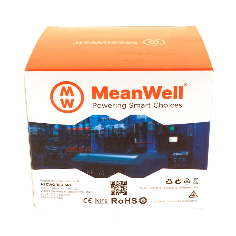 MeanWell RCBO Interruttore Magnetotermico Differenziale Tipo A Curva C 3P+N 4M 6000A 30mA C32A AC 400V IP20 IEC61009-1