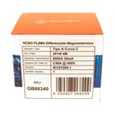MeanWell RCBO Interruttore Magnetotermico Differenziale Tipo A Curva C 3P+N 4M 6000A 30mA C40A AC 400V IP20 IEC61009-1