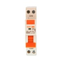 RCBO Interruttore Magnetotermico Differenziale Tipo A Curva C 1P+N 1M 6000A 30mA C10A AC 230V IP20 IEC61009-1