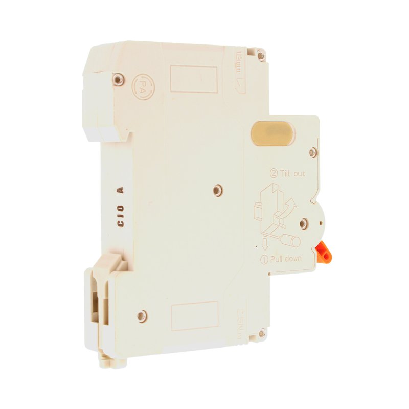 MeanWell RCBO Interruttore Magnetotermico Differenziale Tipo A Curva C 1P+N 1M 6000A 30mA C10A AC 230V IP20 IEC61009-1