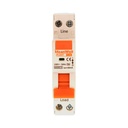 MeanWell RCBO Interruttore Magnetotermico Differenziale Tipo A Curva C 1P+N 1M 6000A 30mA C16A AC 230V IP20 IEC61009-1