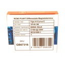 MeanWell RCBO Interruttore Magnetotermico Differenziale Tipo A Curva C 1P+N 1M 6000A 30mA C16A AC 230V IP20 IEC61009-1