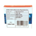 MeanWell RCBO Interruttore Magnetotermico Differenziale Tipo A Curva C 1P+N 1M 6000A 30mA C20A AC 230V IP20 IEC61009-1
