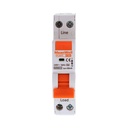 MeanWell RCBO Interruttore Magnetotermico Differenziale Tipo A Curva C 1P+N 1M 6000A 30mA C32A AC 230V IP20 IEC61009-1