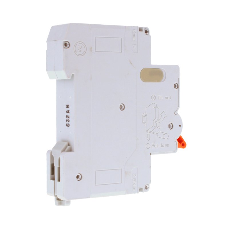 MeanWell RCBO Interruttore Magnetotermico Differenziale Tipo A Curva C 1P+N 1M 6000A 30mA C32A AC 230V IP20 IEC61009-1