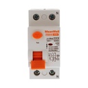 MeanWell RCCB Interruttore Differenziale Puro Tipo A 1P+N 2M 10000A 30mA 63A AC 230V IP20 IEC61008-1
