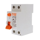 MeanWell RCCB Interruttore Differenziale Puro Tipo A 1P+N 2M 10000A 30mA 63A AC 230V IP20 IEC61008-1
