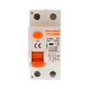 MeanWell RCCB Interruttore Differenziale Puro Tipo A 1P+N 2M 6000A 30mA 63A AC 230V IP20 IEC61008-1