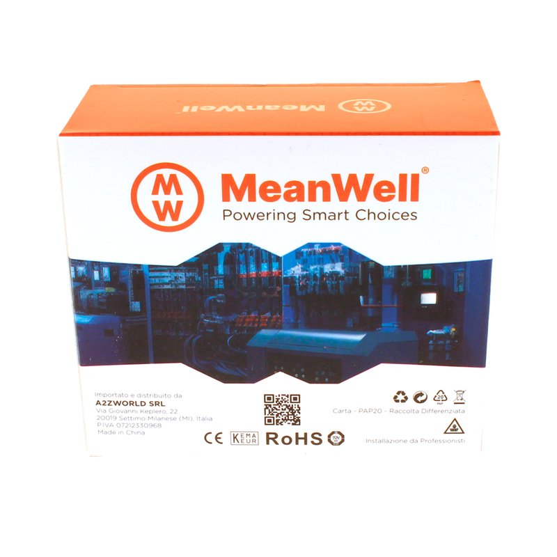 MeanWell RCCB Interruttore Differenziale Puro Tipo A 1P+N 2M 6000A 30mA 63A AC 230V IP20 IEC61008-1