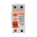 MeanWell RCCB Interruttore Differenziale Puro Tipo A 1P+N 2M 6000A 300mA 25A AC 230V IP20 IEC61008-1