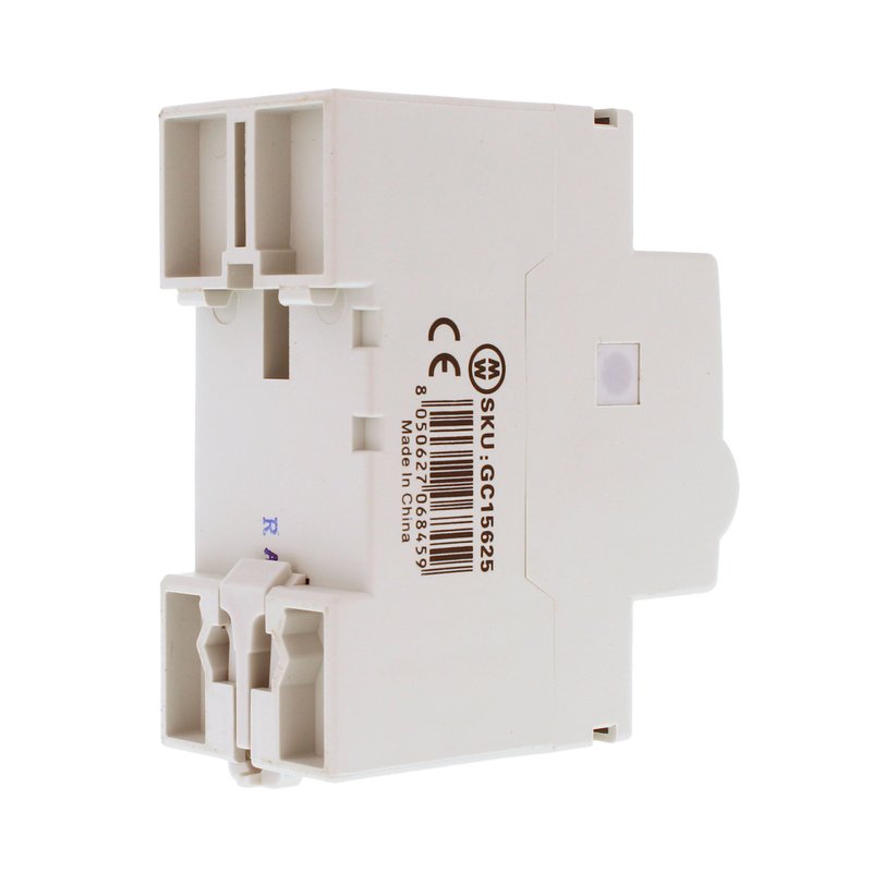 MeanWell RCCB Interruttore Differenziale Puro Tipo A 1P+N 2M 6000A 300mA 25A AC 230V IP20 IEC61008-1