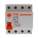 MeanWell RCCB Interruttore Differenziale Puro Tipo A 3P+N 4M 10000A 300mA 63A AC 400V IP20 IEC61008-1