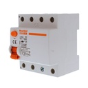 MeanWell RCCB Interruttore Differenziale Puro Tipo A 3P+N 4M 6000A 30mA 63A AC 400V IP20 IEC61008-1