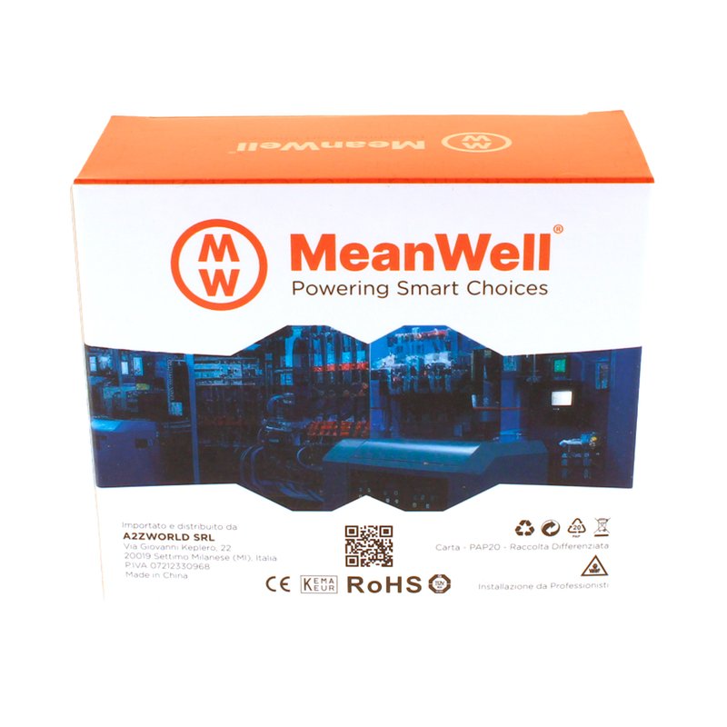 MeanWell RCCB Interruttore Differenziale Puro Tipo AC 1P+N 2M 6000A 30mA 40A AC 230V IP20 IEC61008-1
