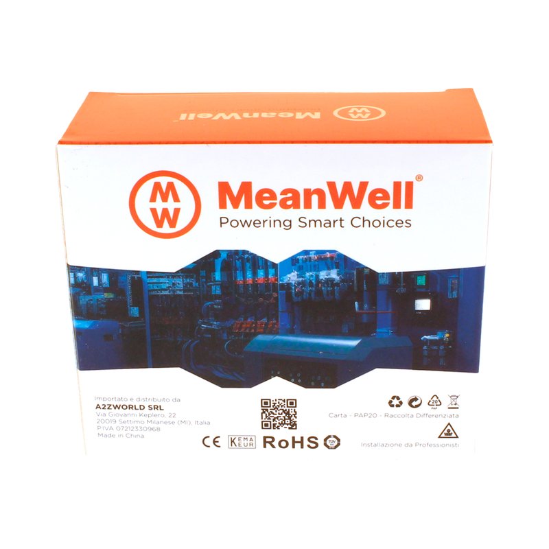 MeanWell RCCB Interruttore Differenziale Puro Tipo AC 1P+N 2M 6000A 300mA 25A AC 230V IP20 IEC61008-1