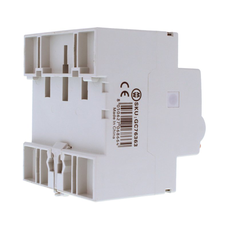 MeanWell RCCB Interruttore Differenziale Puro Tipo AC 3P+N 4M 6000A 30mA 63A AC 400V IP20 IEC61008-1