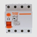 MeanWell RCCB Interruttore Differenziale Puro Tipo AC 3P+N 4M 6000A 300mA 63A AC 400V IP20 IEC61008-1
