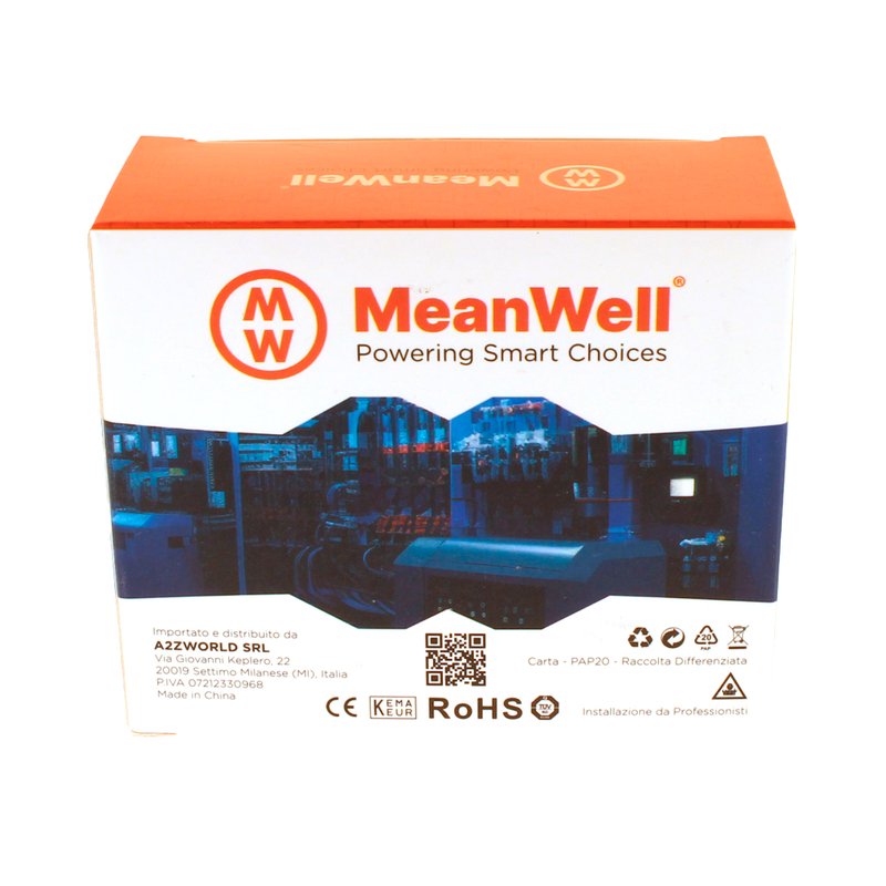 MeanWell SPD Scaricatore Di Sovratensione Tipo 1+2 T1+T2 B+C 1P+N 2M  25kA-50kA 12,5kV AC 275V IP20 IEC61643-11