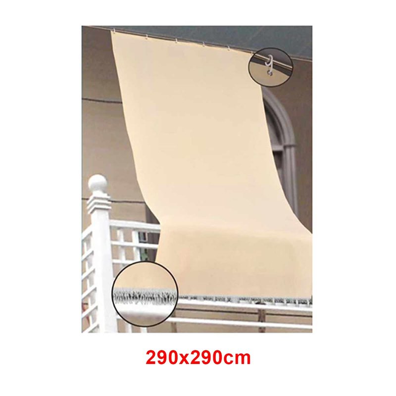 Tenda da Sole per Balcone Misura 290X290cm Colore Beige