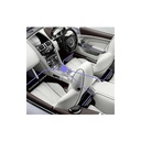 Kit Striscia Barra Led RGB 4X18cm 12V Telecomando IR Sensore Voce Musica Controllo IP67 Per Decorazione Auto Interno Esterno