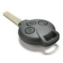 Chiave Telecomando Completa A4518203797 per SMART FORTWO 451 con Scheda Elettronica e Circuito 3 Tasti 434MHz Chip 7941 HITAG2 46 Transponder con Lama VA2