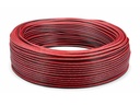 100 Metri Cavo Piattina Rosso Nero 2X0,75mmq Cavo di Prolunga Per Striscia Led Mono Colore