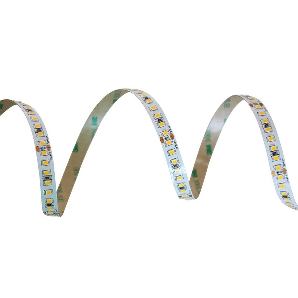 Bobina Striscia Striscia LED SMD 2835 24V, 5 Metri, Super Luminoso 16W/M, Dimmerabile PWM, Tagliabile ogni 5cm, IP20, Efficienza 160lm/W, CRI>80, CE, Durata 30000 Ore, 4000K Bianco Neutro MS22414