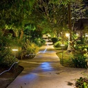 V-TAC Lampada LED da Giardino 12W con Picchetto a Doppio Fissaggio a Terra Colore Antracite, diametro 15 cm, altezza 80 cm, 4000K, IP65 - sku 10426