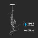 V-TAC Lampada LED da Giardino 12W con Picchetto a Doppio Fissaggio a Terra Colore Antracite, diametro 15 cm, altezza 80 cm, 4000K, IP65 - sku 10426