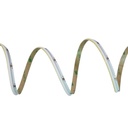 Striscia Led COB Illuminazione Laterale 24V 10W/M 100lm/W CRI Ra>93 Angolo 180 Dimmerabile IP20 Sezione Taglio 33.3mm Bianco Freddo 6500K MS12686