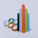 Fascette Regolabili e Riutilizzabili in Nylon, 6 Pezzi Multicolore 2x18.4cm